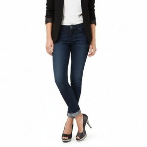 Gossip Black Satin Heels Size 6.5 4.5" Peep Toe Shimmer Details EUC